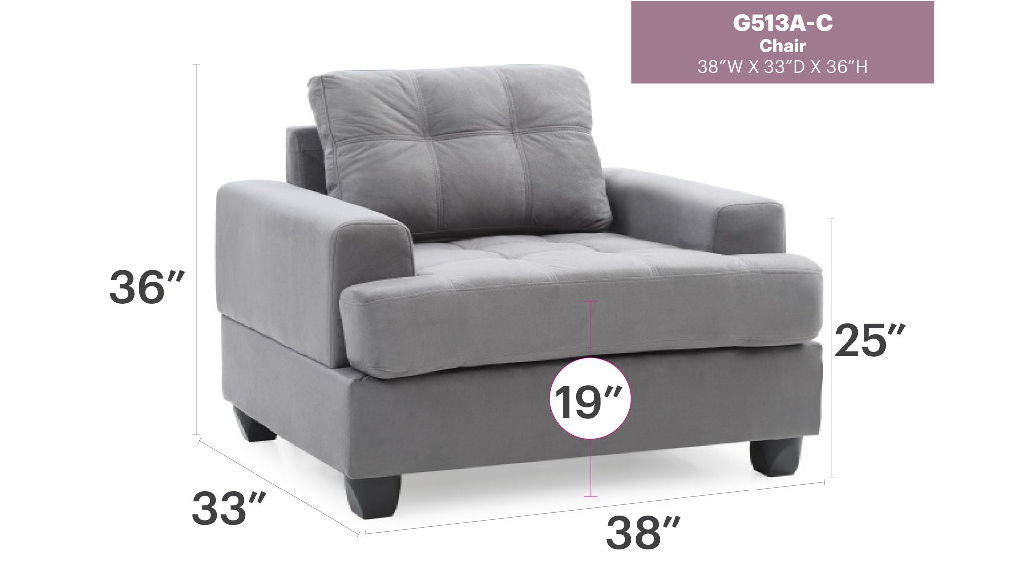 Transitional Design Armchair