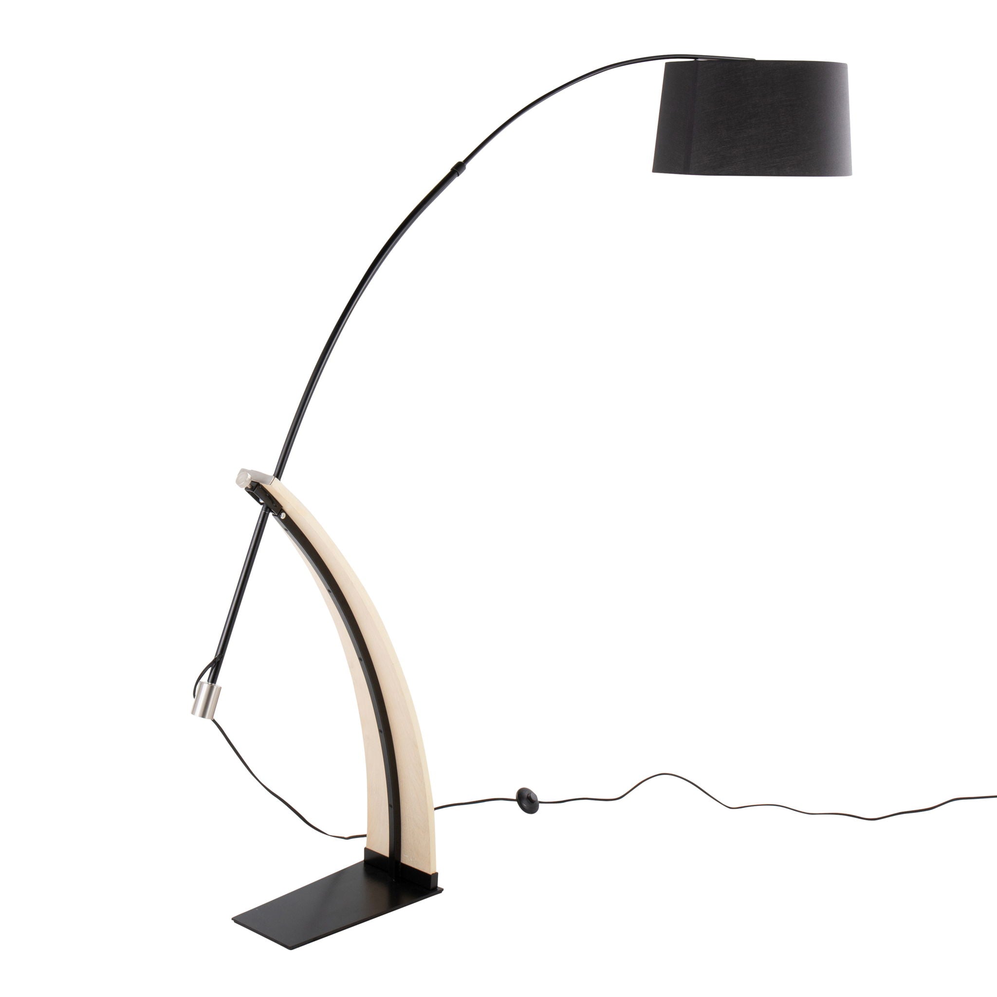 Robyn - Floor Lamp - Natural / Black
