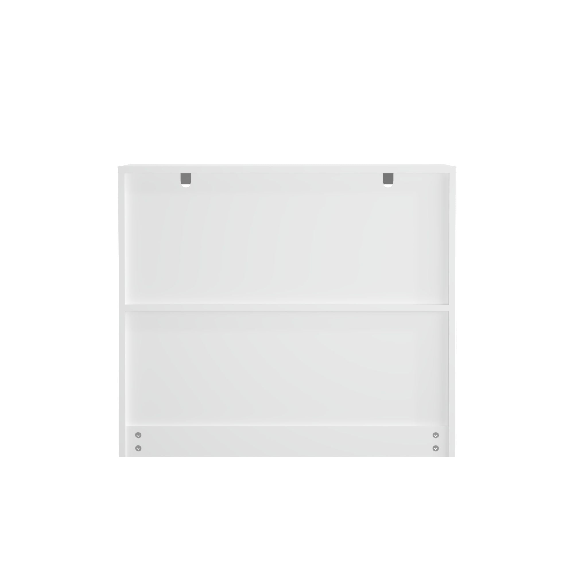 Toy Storage Organizer With Large Drawer And Low Bookshelf For Nursery & Playroom - White
