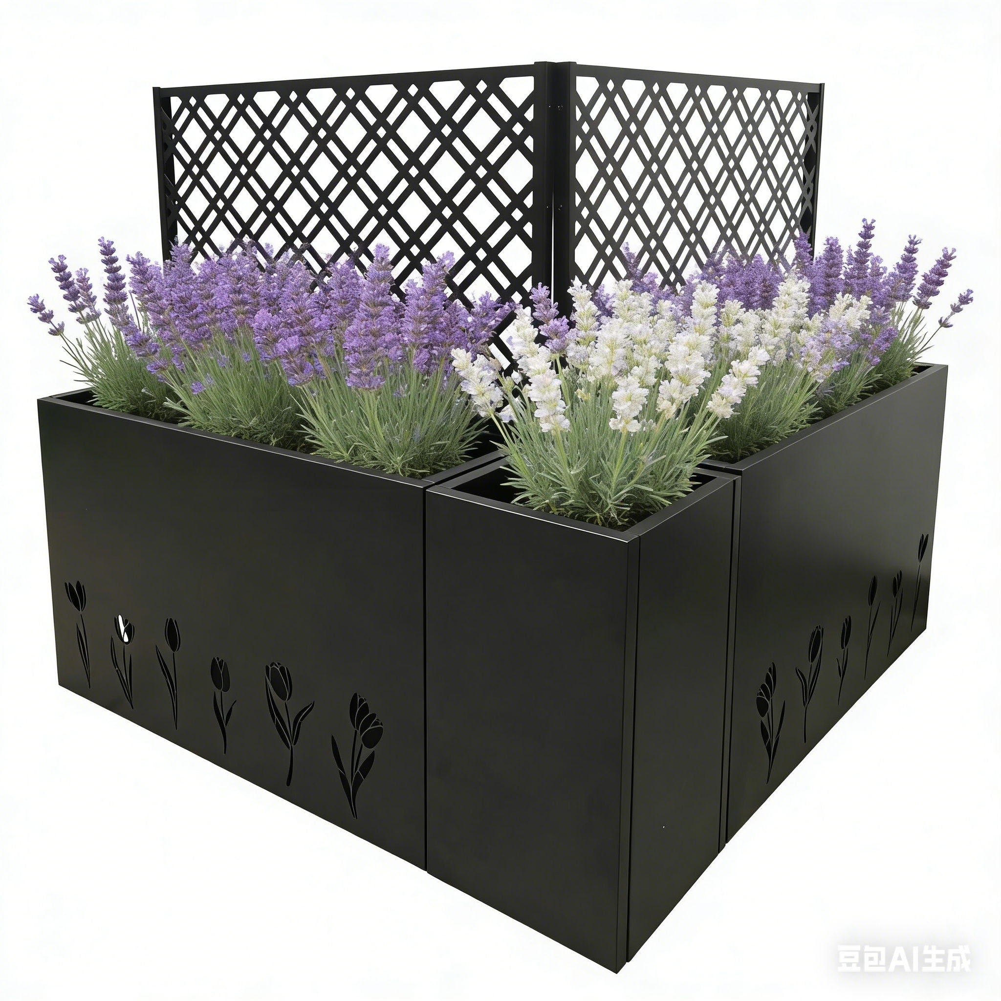 Tall Planter Raised Garden Bed With Trellis