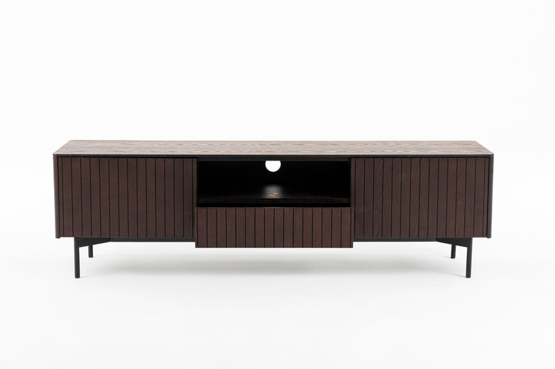 Modrest Calhoun - Modern Smoked Ash TV Stand