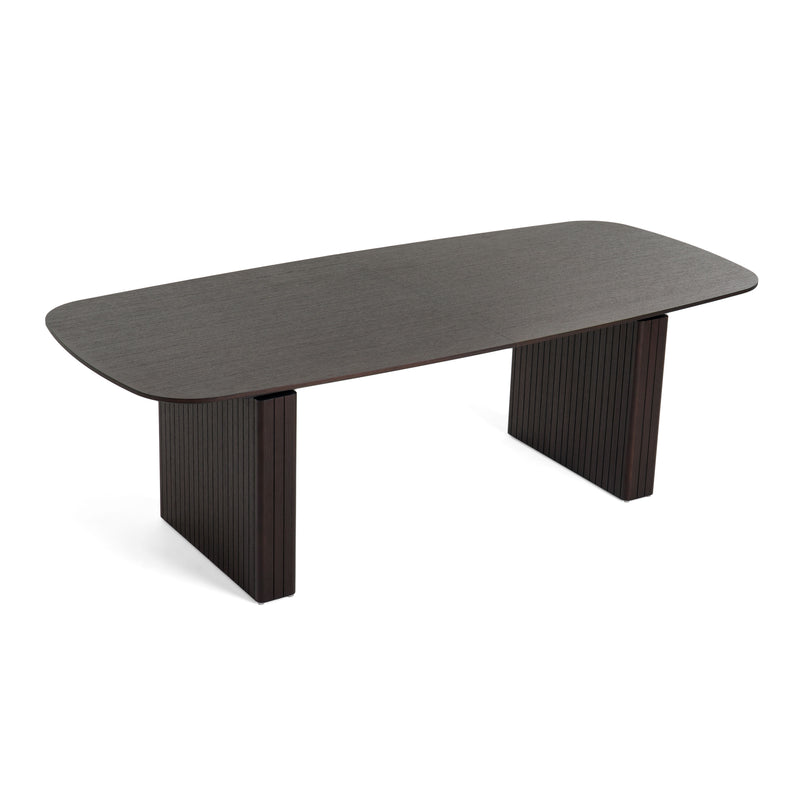 Modrest Calhoun - Modern Smoked Oak Extendable Dining Table