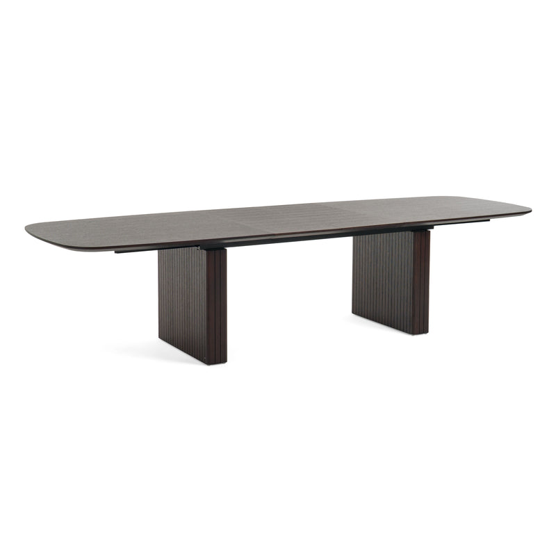 Modrest Calhoun - Modern Smoked Oak Extendable Dining Table
