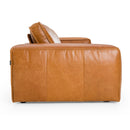 Divani Casa Cambria - Modern Cognac Leather Sofa