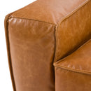 Divani Casa Cambria - Modern Cognac Leather Sofa