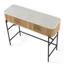 Modrest - Cambridge White Marble & Mango Vanity Table