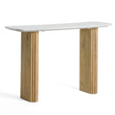 Modrest - Cambridge White Marble & Mango Console Table