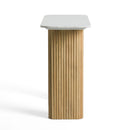 Modrest - Cambridge White Marble & Mango Console Table