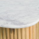 Modrest - Cambridge White Marble & Mango Console Table