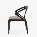 Modrest Campbell - Mid-Century Modern Grey & Black Ash Dining Chair