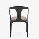 Modrest Campbell - Mid-Century Modern Grey & Black Ash Dining Chair