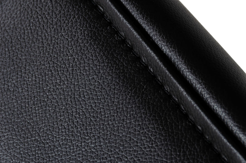 A&X Carla - Modern Black Leatherette Dining Chair (Set of 2)
