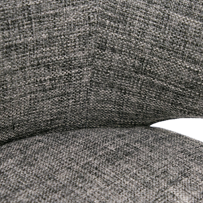 Modrest Carlton Modern Grey Fabric Dining Chair