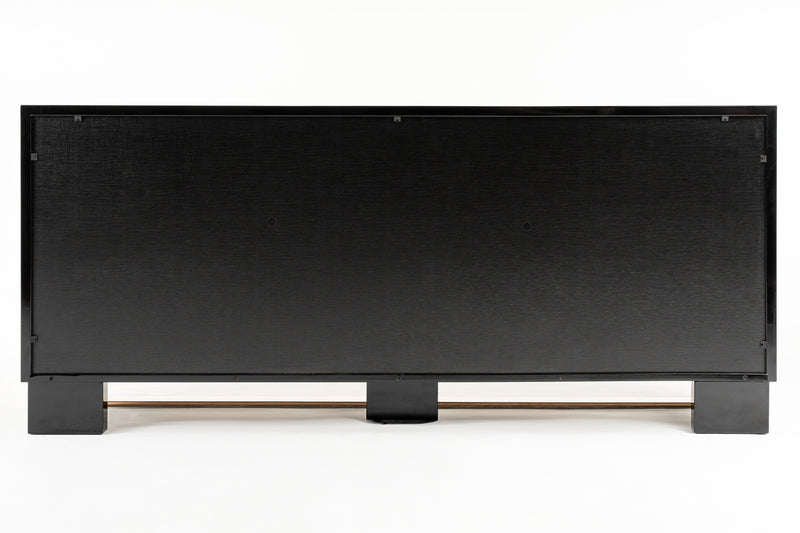 Nova Domus Cartier Modern Black & Rosegold Buffet
