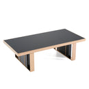 Nova Domus Cartier Modern Black & Rosegold Coffee Table