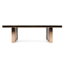 Nova Domus Cartier Modern Black & Rosegold Coffee Table