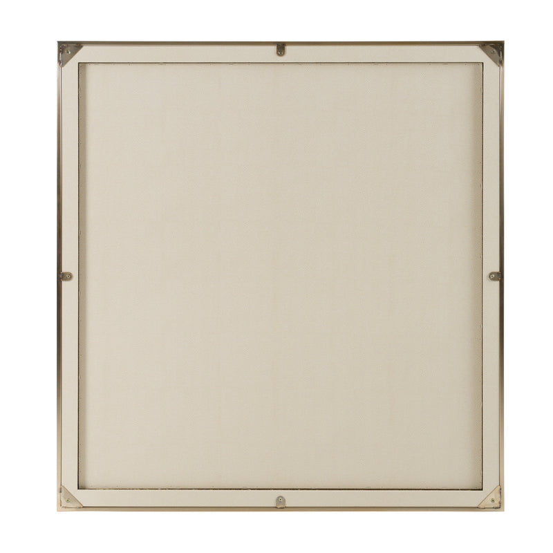 Nova Domus Cartier - Modern Beige Shagreen Brushed Brass Mirror