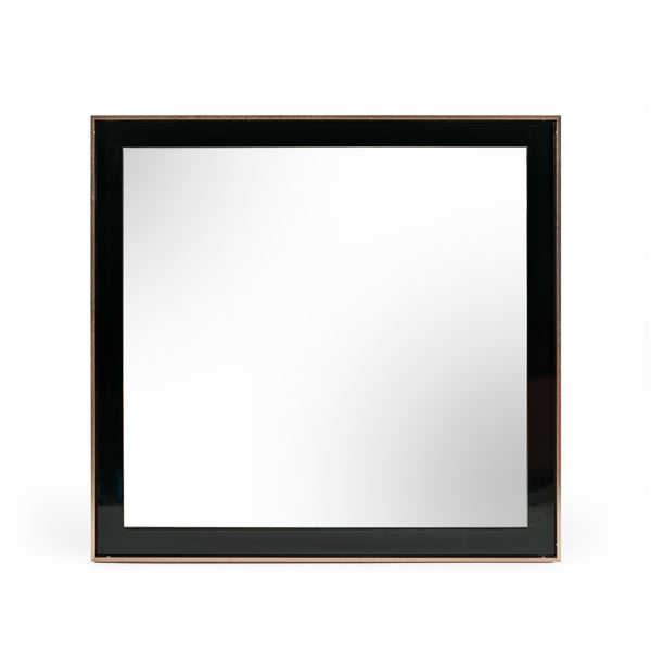 Nova Domus Cartier Modern Black & Rosegold Mirror