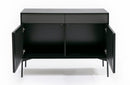 Modrest - Casper Modern Mid Century Black Oak Buffet