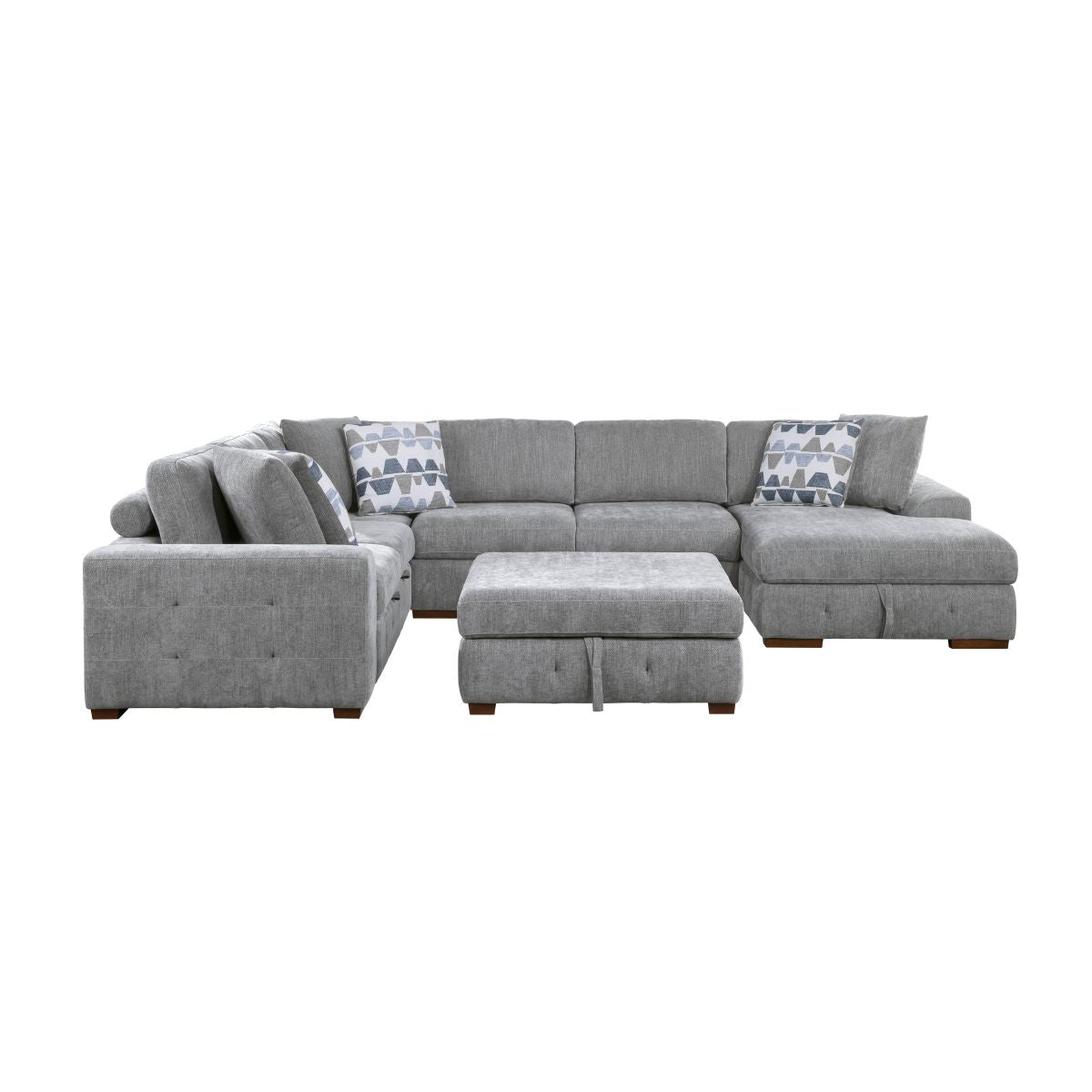Raife - Sectional With Ottoman