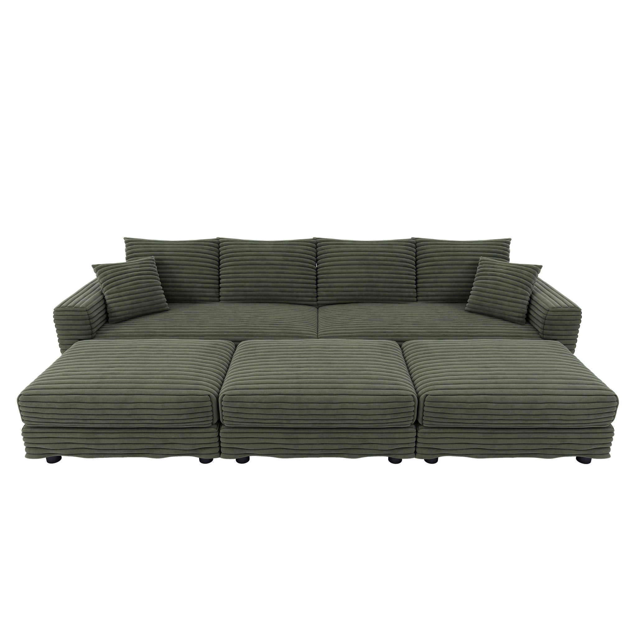 Modern Comfy Upholstered Sofa Cloud Couch & Deep Seat Couches