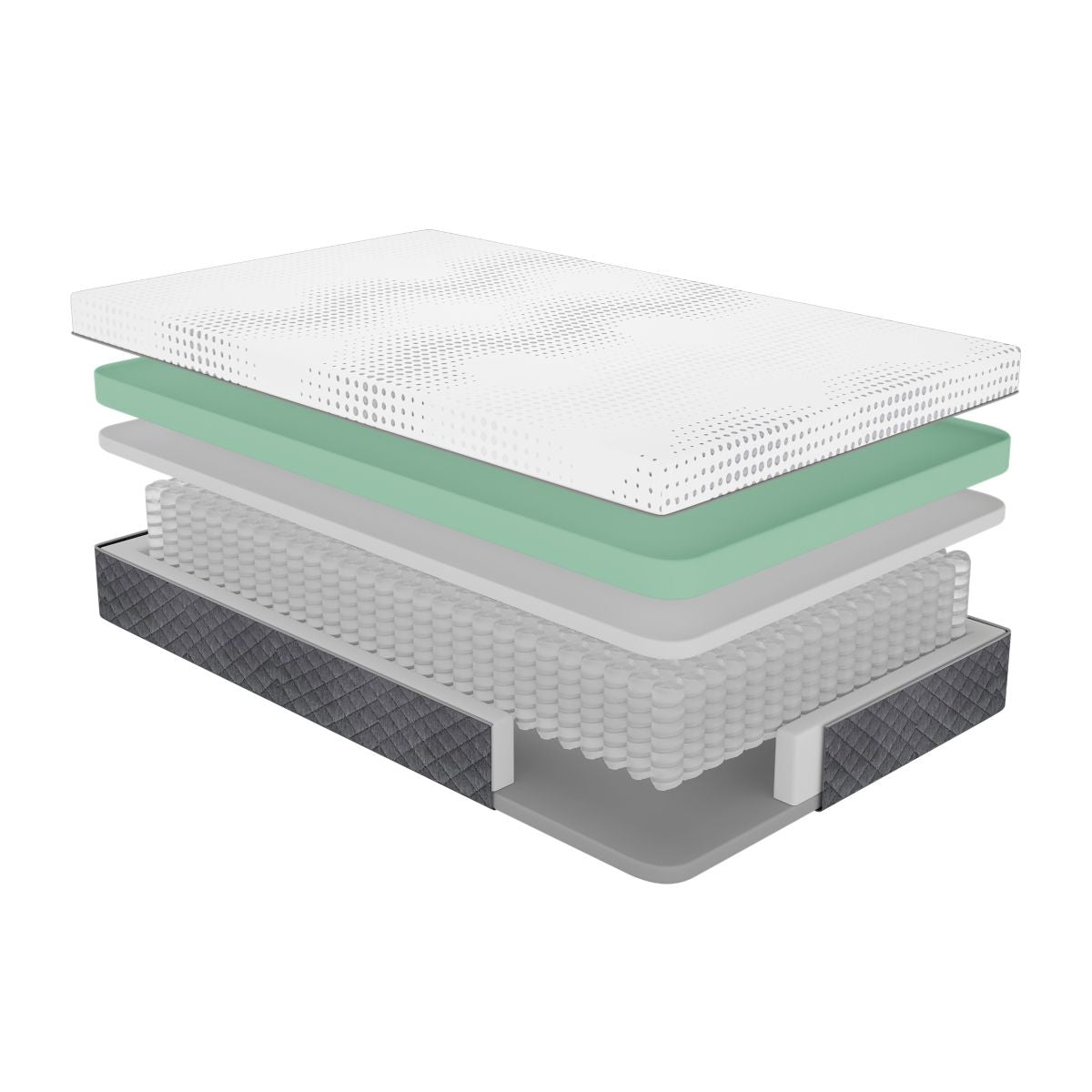 Findlay - Green Tea Gel Infused Memory Foam Hybrid Mattress