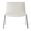 Modrest Cedric - Modern White Vegan Leather Accent Chair