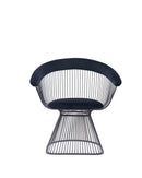 Modrest Chandler - Modern Black Velvet & Black Stainless Steel Dining Chair