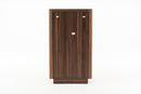 Modrest Chelton- Contemporary Walnut and White Ceramic Chest