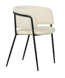 Modrest Chilton - Modern Off White Dining Chair Set of 2