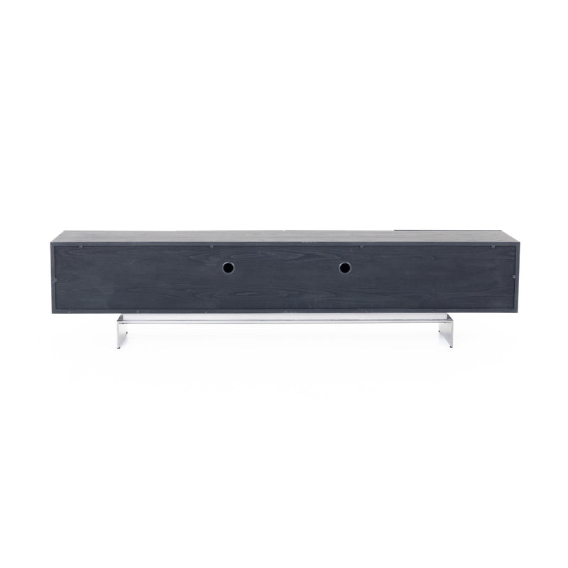 Lamod Cirque - Modern Black Ash TV Stand