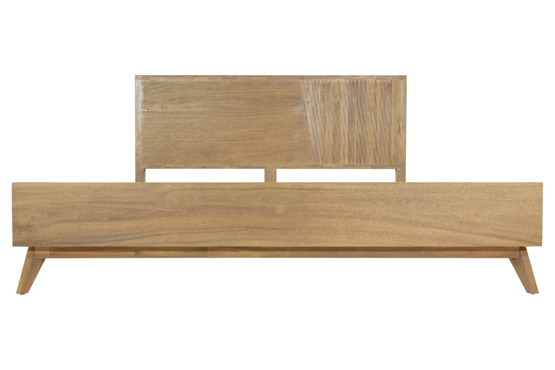Modrest Claire - Eastern King Contemporary Walnut Bed