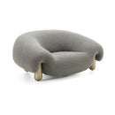 Divani Casa Clarity - Contemporary Grey Fabric Accent Chair