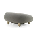 Divani Casa Clarity - Contemporary Grey Fabric Accent Chair