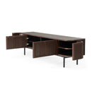 Modrest Clifton - Modern Smoked Ash Tall TV Stand