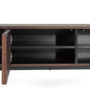 Modrest Clifton - Modern Smoked Ash Tall TV Stand