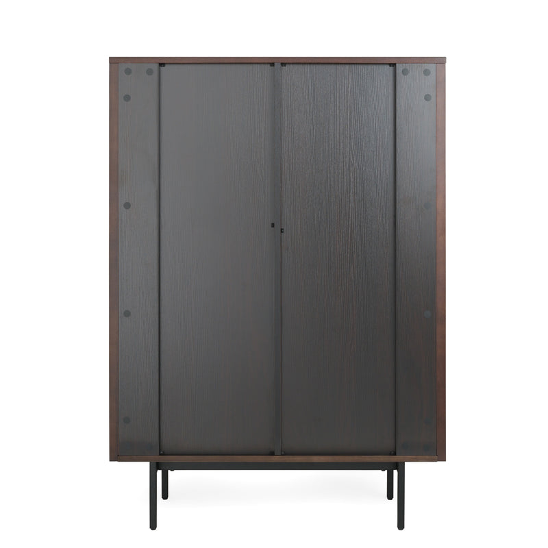 Modrest Clifton - Modern Smoked Ash Tall Buffet