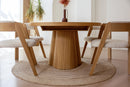 Modrest Cloud - Modern Natural Oak Extendable Dining Table