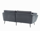 Divani Casa Cody - Modern Dark Grey Fabric Sofa