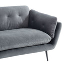 Divani Casa Cody - Modern Dark Grey Fabric Sofa