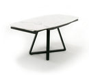 Modrest Cofrey - Contemporary White Ceramic Extendable Dining Table