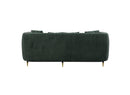 Divani Casa Oswego - Modern Dark Green Jade Sofa