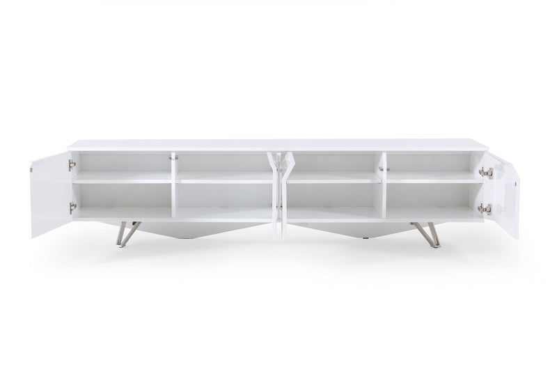 Modrest Columbia - Modern White TV Stand
