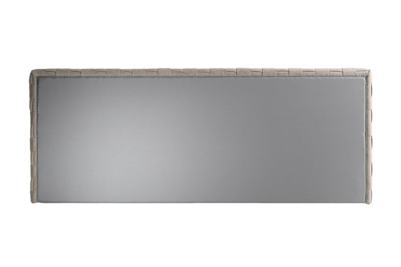 Modrest Concord - Modern Light Grey Velvet Bed