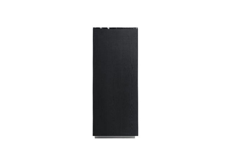 Modrest Concord - Modern Black Marble + Black Ash + Aluminum Chest