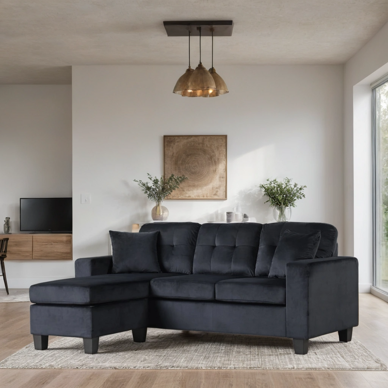 Cris 2-Piece Sectional – Includes Free TV or Area Rug