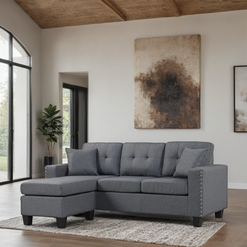 Cris 2-Piece Sectional – Includes Free TV or Area Rug