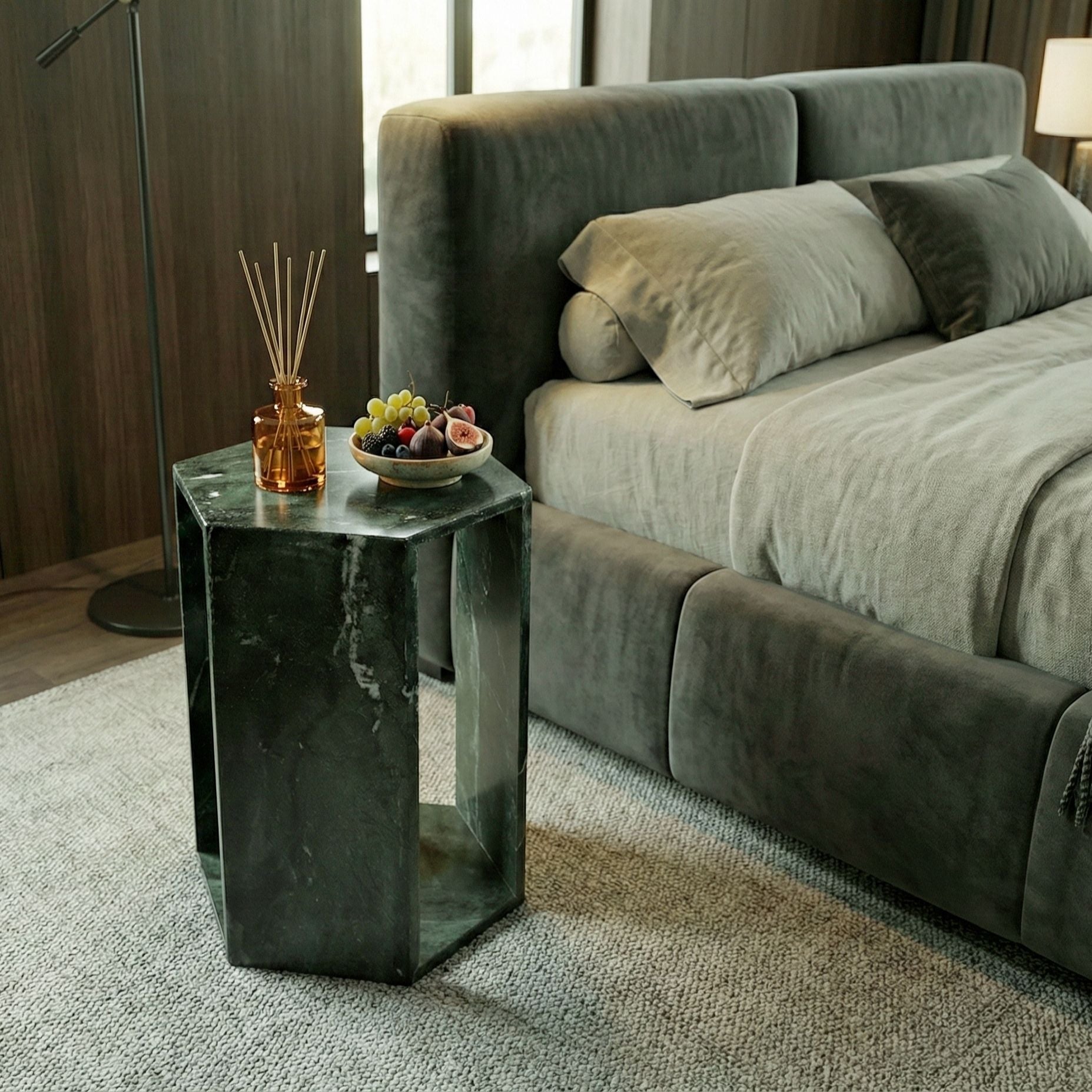 Modern Minimalist Hexagon Side Table