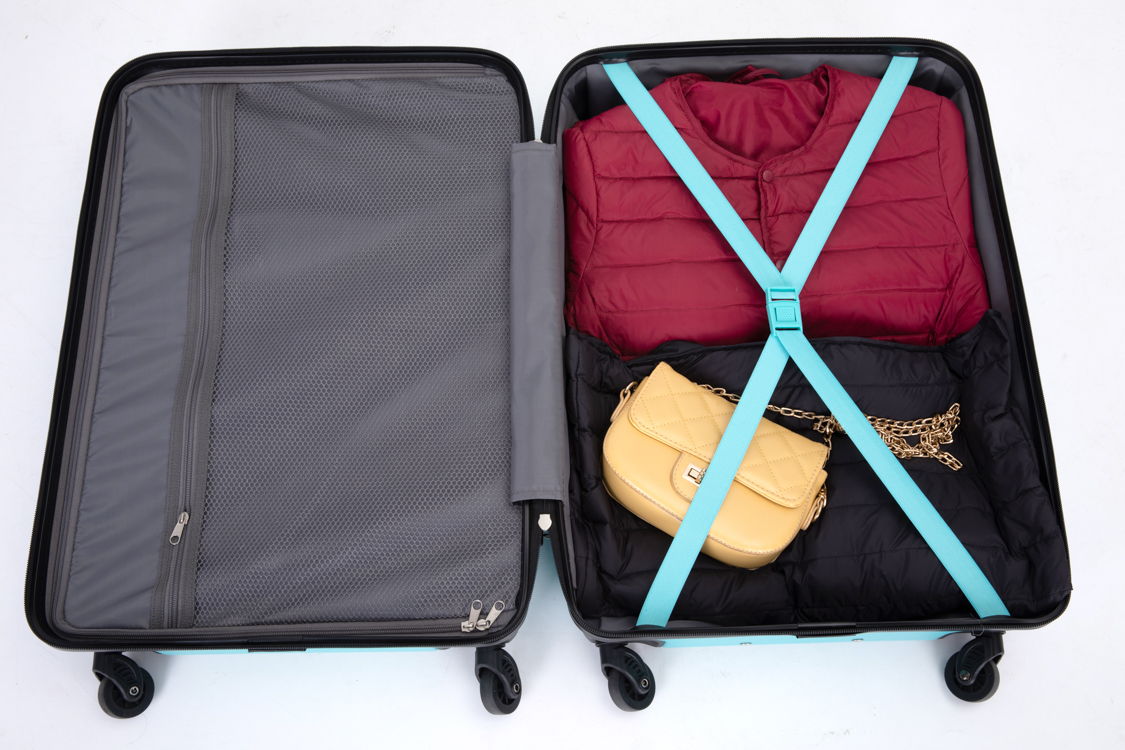 Expandable 3 Piece Luggage Sets Lightweight & Durable Suitcase, Spinner Wheels, Tsa Lock