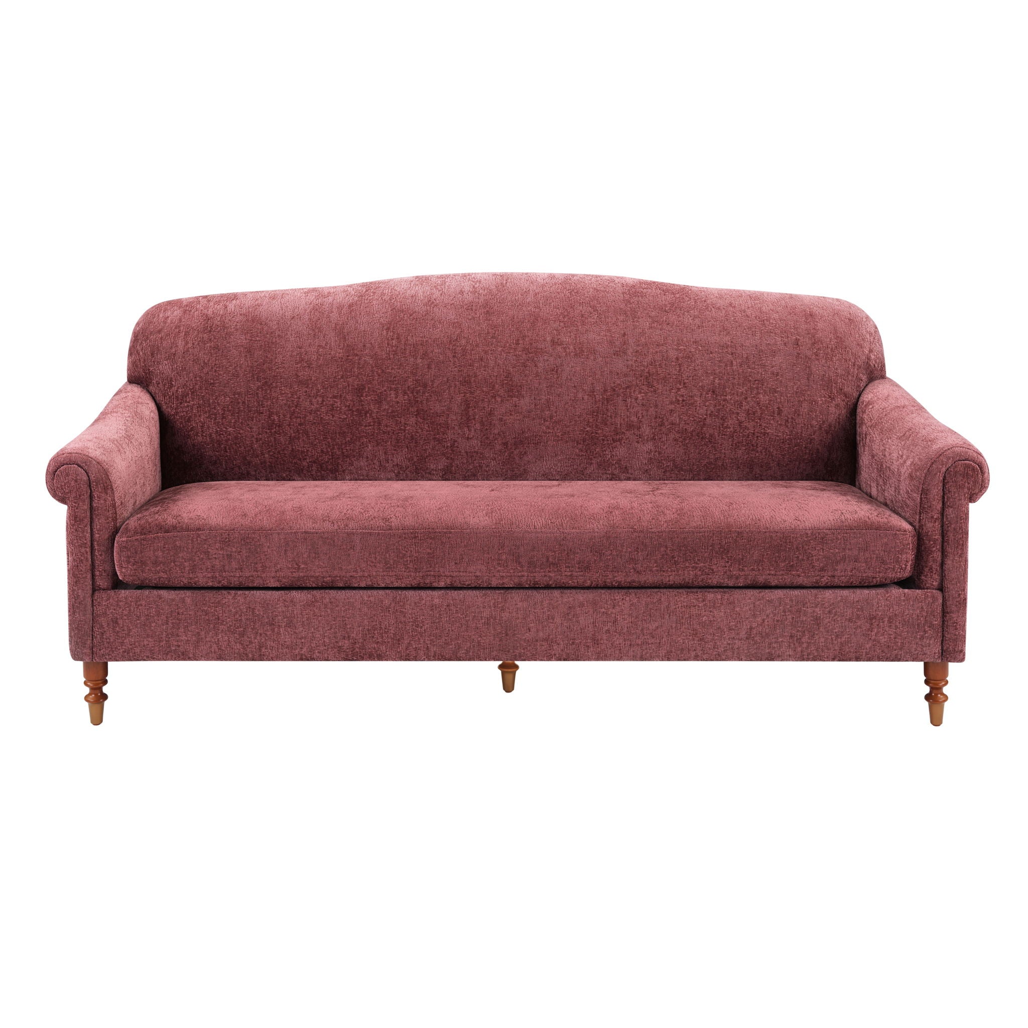 Loveseat Sofa, 2 Seater Couch With Rolled Arms